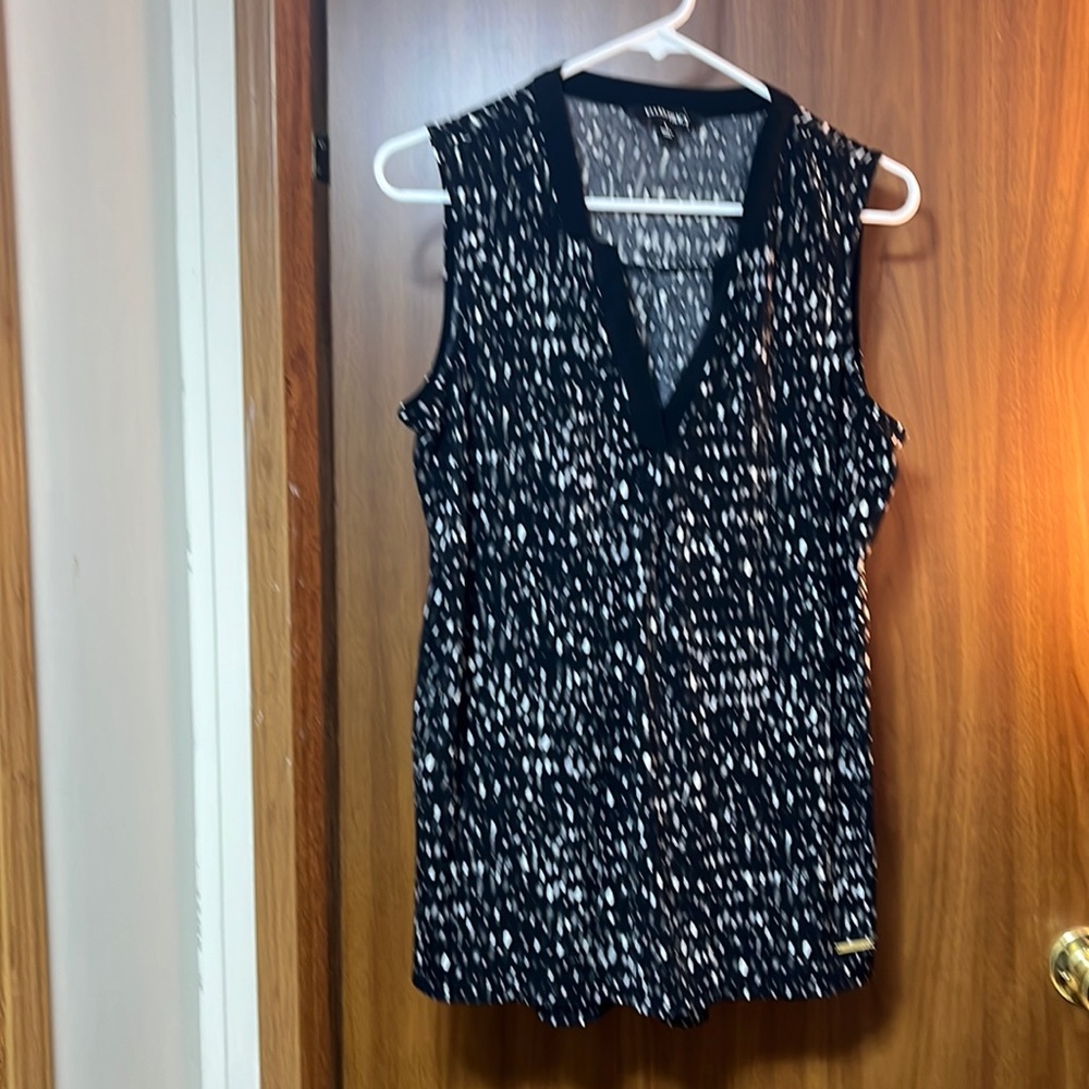 Ellen Tracy, Lg top 96% polyester 4% Elastane